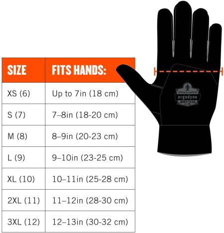 Ergodyne ProFlex 812 Standard Mechanics Gloves