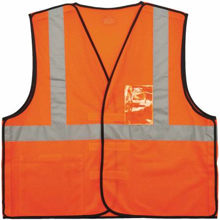 Ergodyne GloWear 8216BA Breakaway Mesh Hi-Vis Safety Vest - Type R, Class 2, ID Badge Holder
