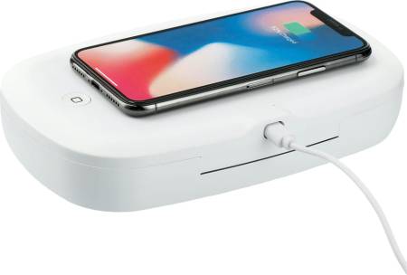 UV Phone Sanitizer with Wireless Charging Pad