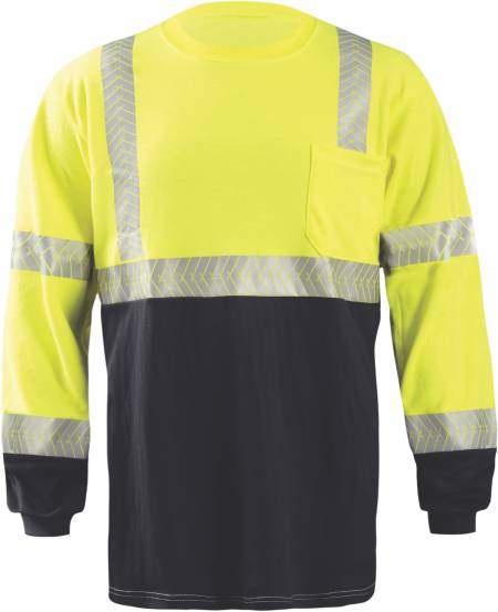 Occunomix Flame Resistant Dual Certified Navy Bottom W/Ocx™ Patented Segmented Reflective & Pocket