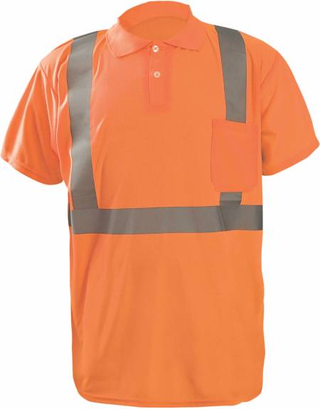 Occunomix Short Sleeve Wicking Birdseye Polo Shirt w/Pocket