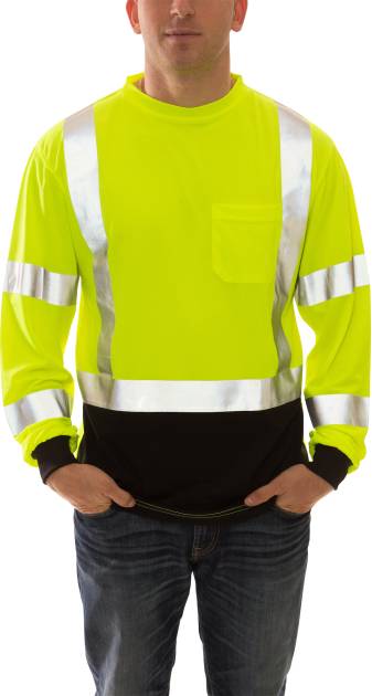 Sportex Job Sight Class 3 Black Front T-Shirt