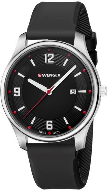 Victorinox City Active - Large, Black dial and black silicone strap