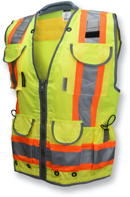 Sportex SV55 Class 2 Heavy Woven Two Tone Woven/Mesh Engineer Vest